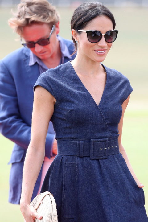 Książę Harry z księżną Meghan na rozgrywkach polo