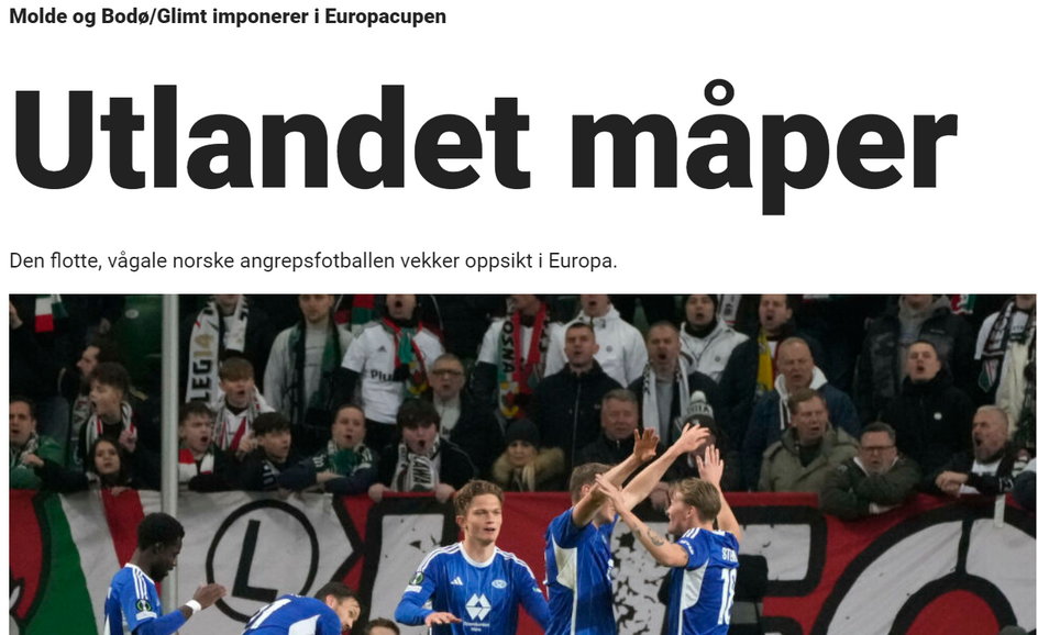 Nagłówek "Dagbladet"