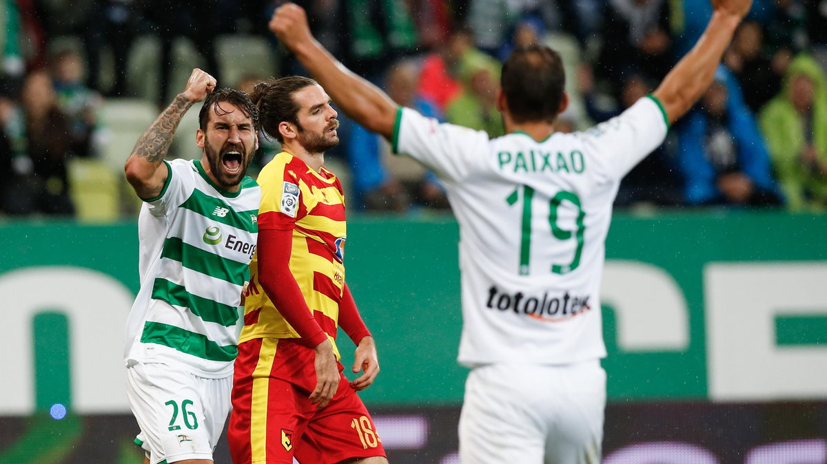 Pilka nozna. Ekstraklasa. Lechia Gdansk - Jagiellonia Bialystok. 18.09.2017