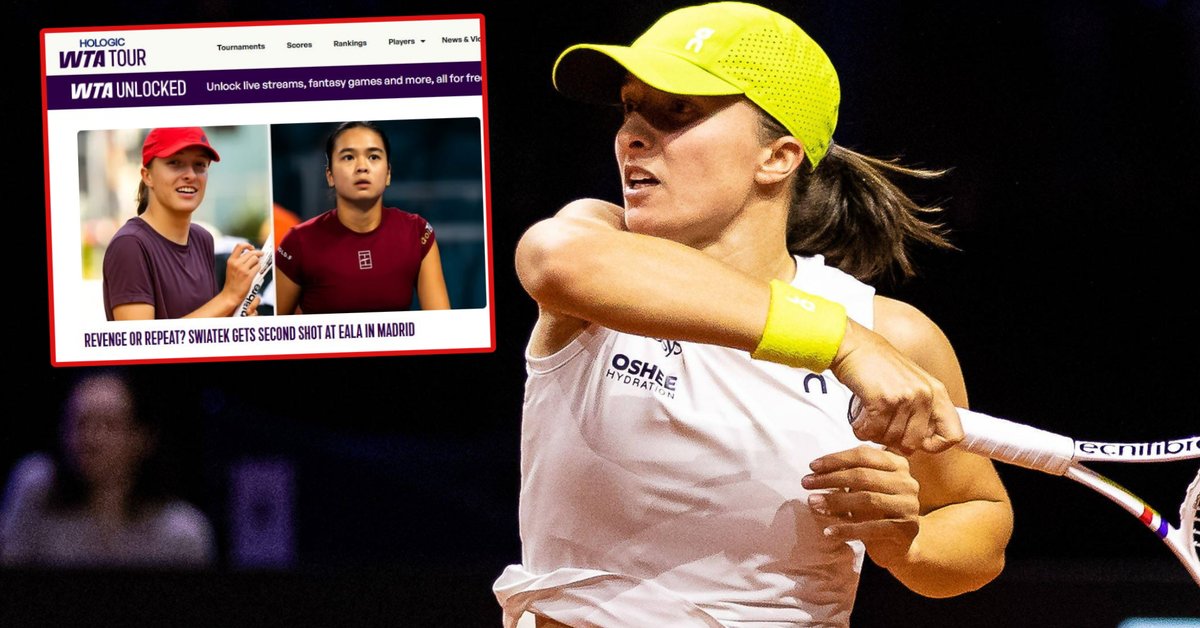 Oto co WTA zrobiło z Igą Świątek. gwałtownie usunęli zdjęcie. "Niesprawiedliwe"