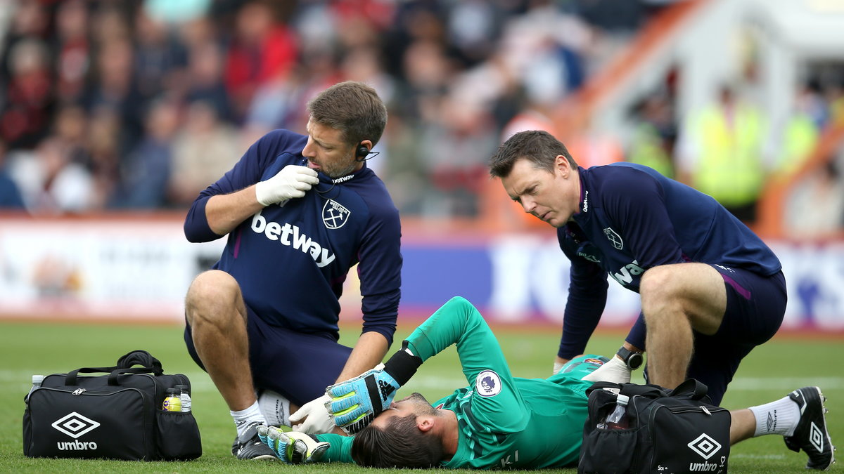 Łukasz Fabiański doznał kontuzji w meczu z Bournemouth