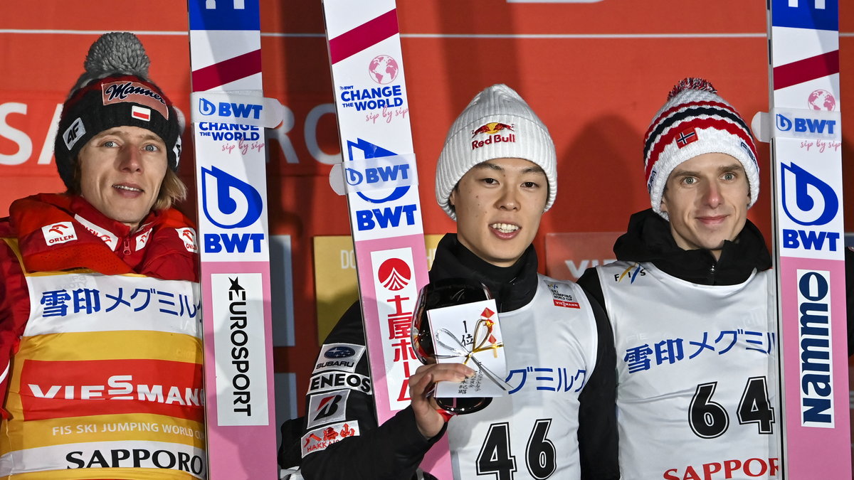 Dawid Kubacki, Ryoyu Kobayashi, Halvor Egner Granerud