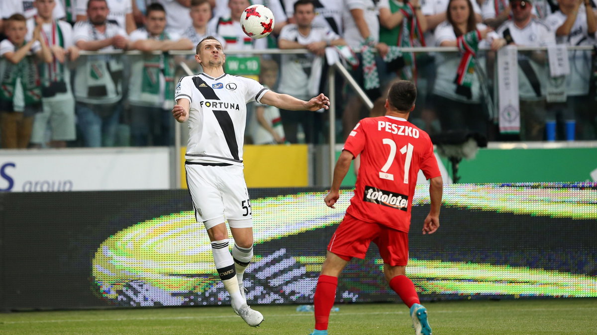 Pilka nozna. Ekstraklasa. Legia Warszawa - Lechia Gdansk. 04.06.2017