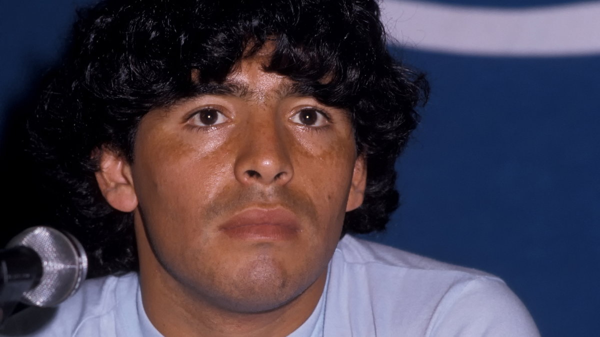 Diego Maradona w 1984 r.