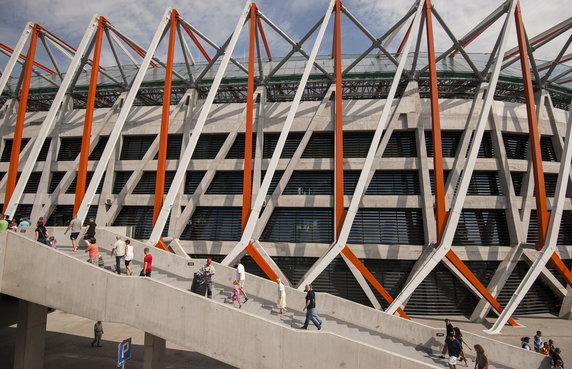 Stadion Jagiellonii Białystok - budowa