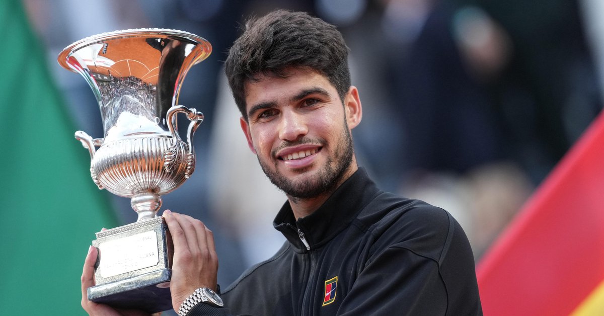 Turniej ATP w Rzymie: Carlos Alcaraz pokonał Jannika Sinnera w finale