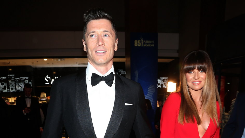 Robert Lewandowski i Anna Lewandowska