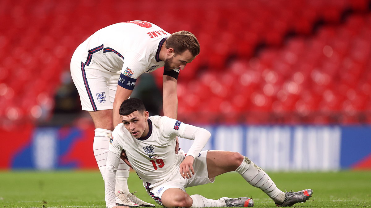 Phil Foden i Hary Kane