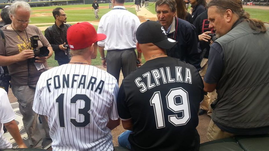 Szpilka, Fonfara i Mollo promują galę boksu na meczu Chicago White Sox