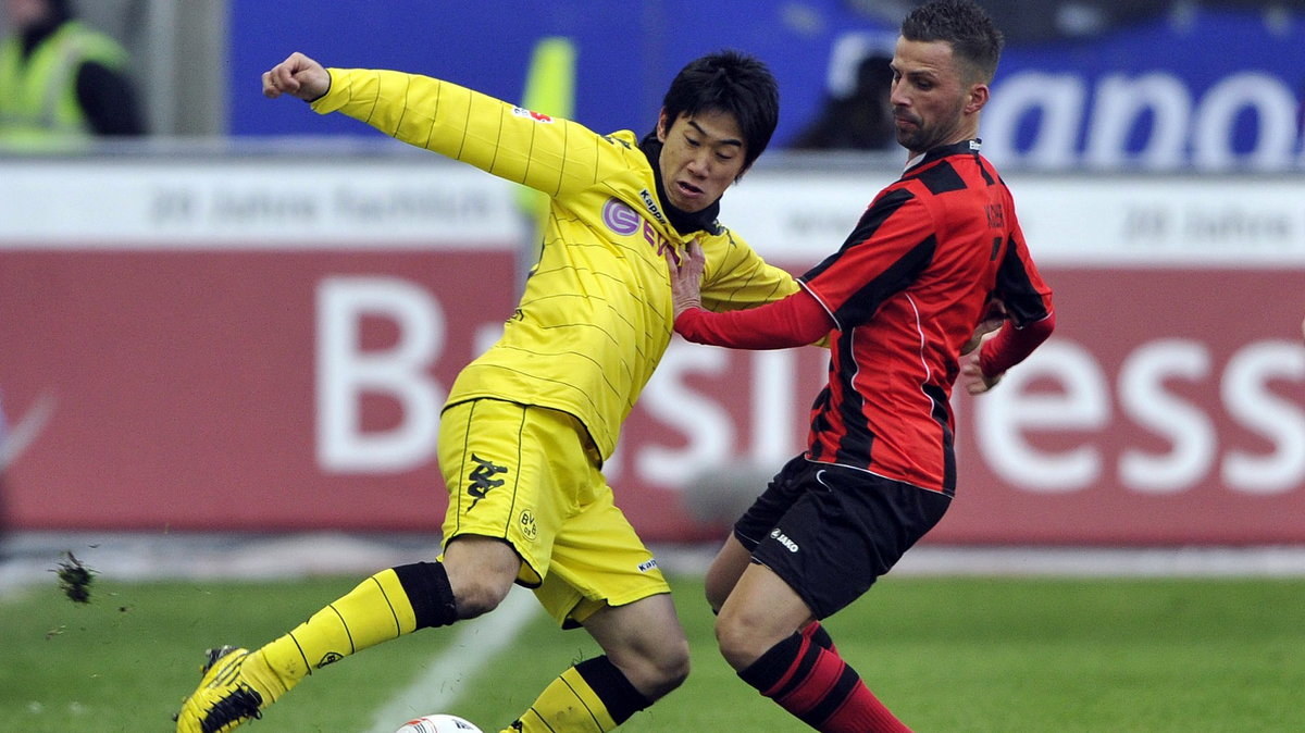 Shinji Kagawa (z lewej)