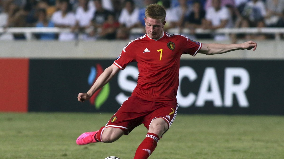 Kevin de Bruyne w barwach Belgii