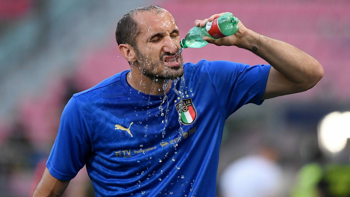 Giorgio Chiellini jest filarem obrony reprezentacji Italii.