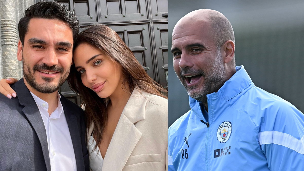 Ilkay Gundogan, Sara Arfaoui, Pep Guardiola