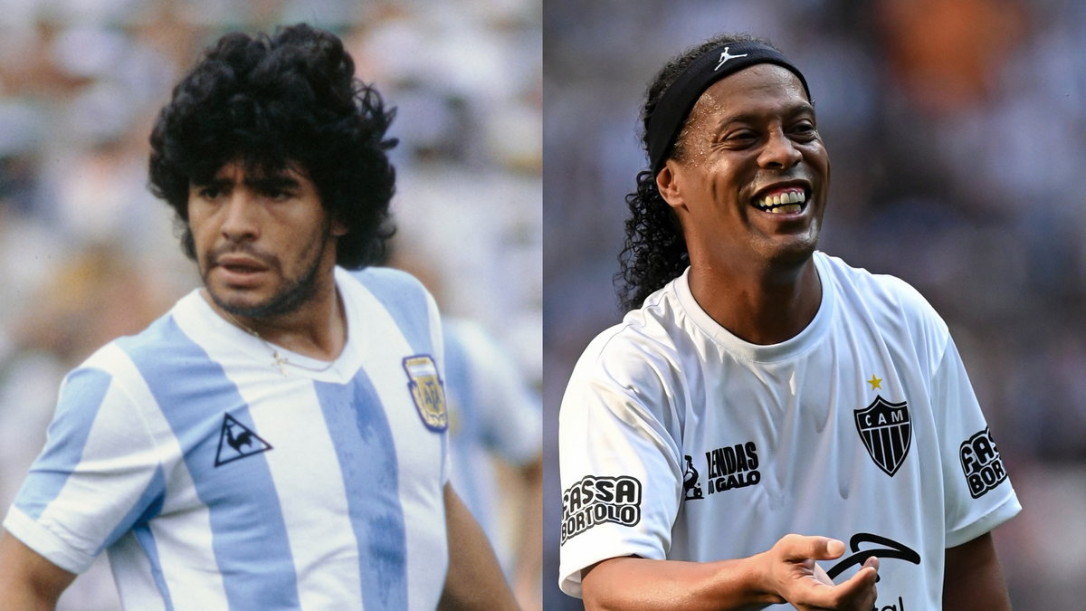 Diego Armando Maradona i Ronaldinho