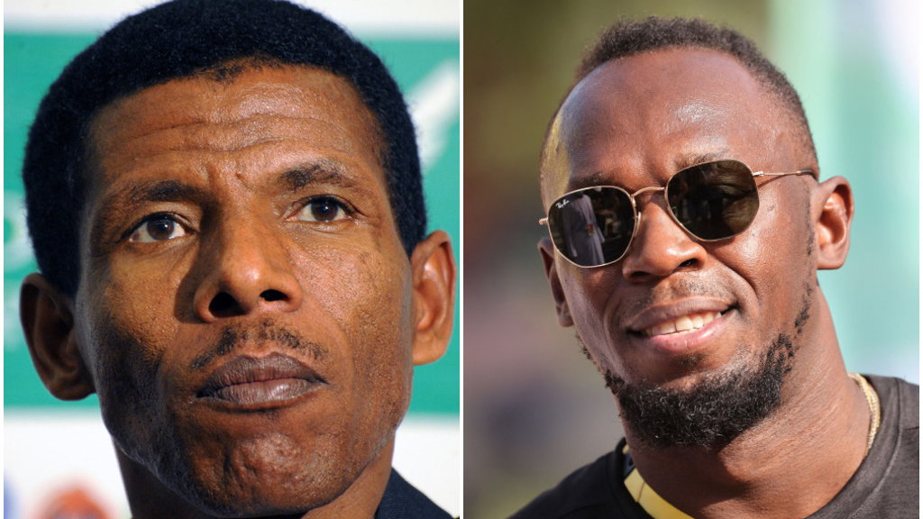 Haile Gebrselassie i Usain Bolt