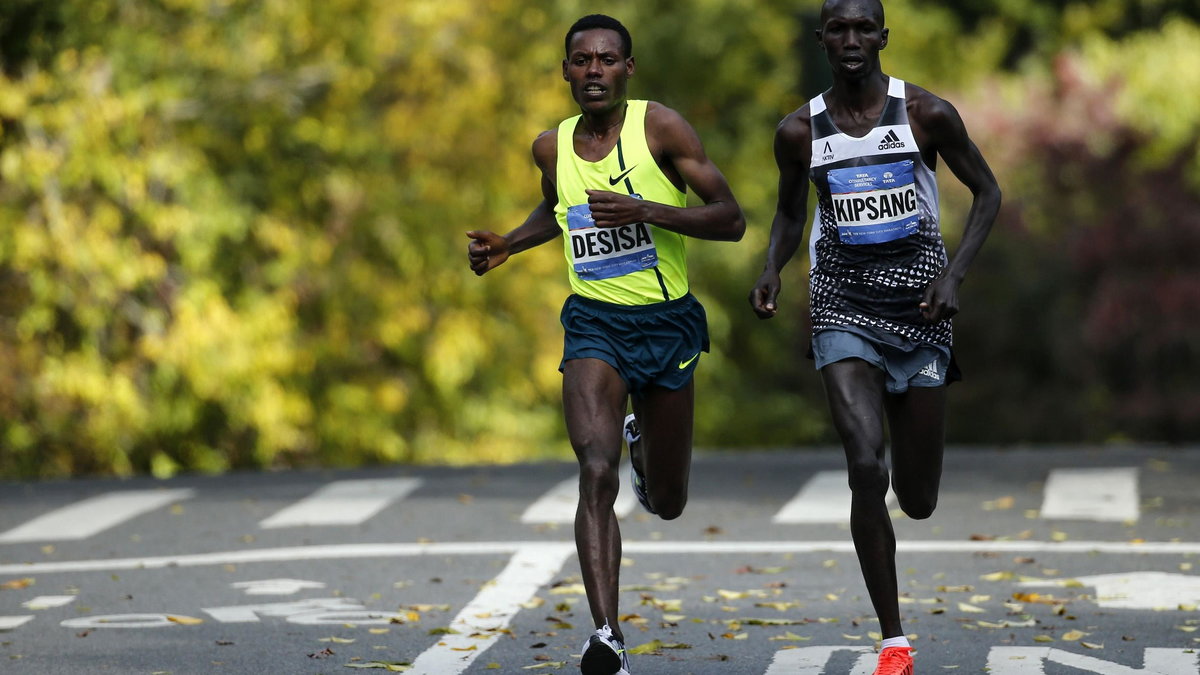 W maratonie nowojorskim o zwycięstwo walczyli Etiopczyk Lelisa Desisa i Kenijczyk Wilson Kipsang