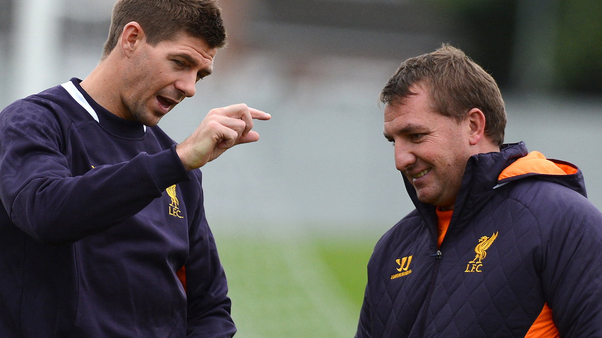 Steven Gerrard i Brendan Rodgers