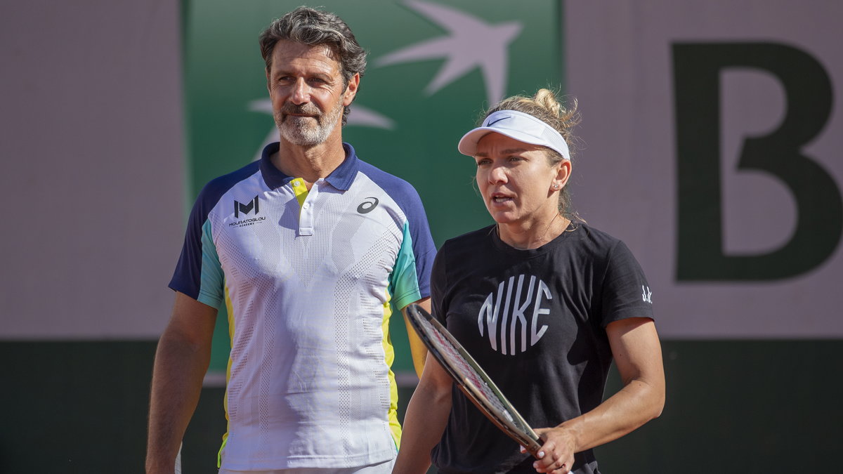 Patrick Mouratoglou i Simona Halep