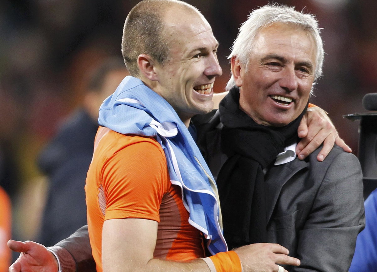 Bert van Marwijk i Arjen Robben