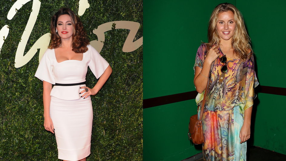 Kelly Brook i Caggie Dunlop