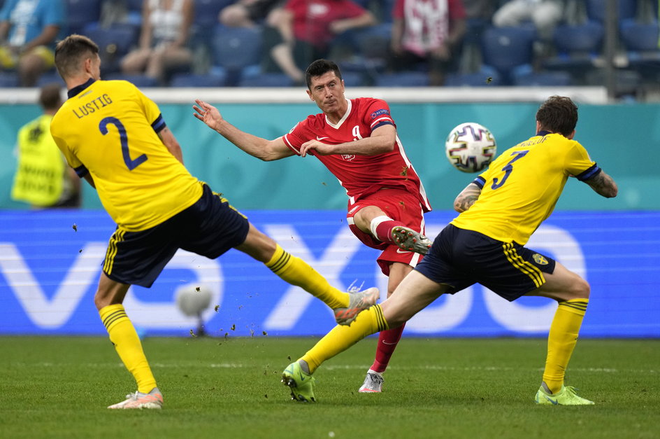 Robert Lewandowski (Polska 2:3 Szwecja, Euro 2020)