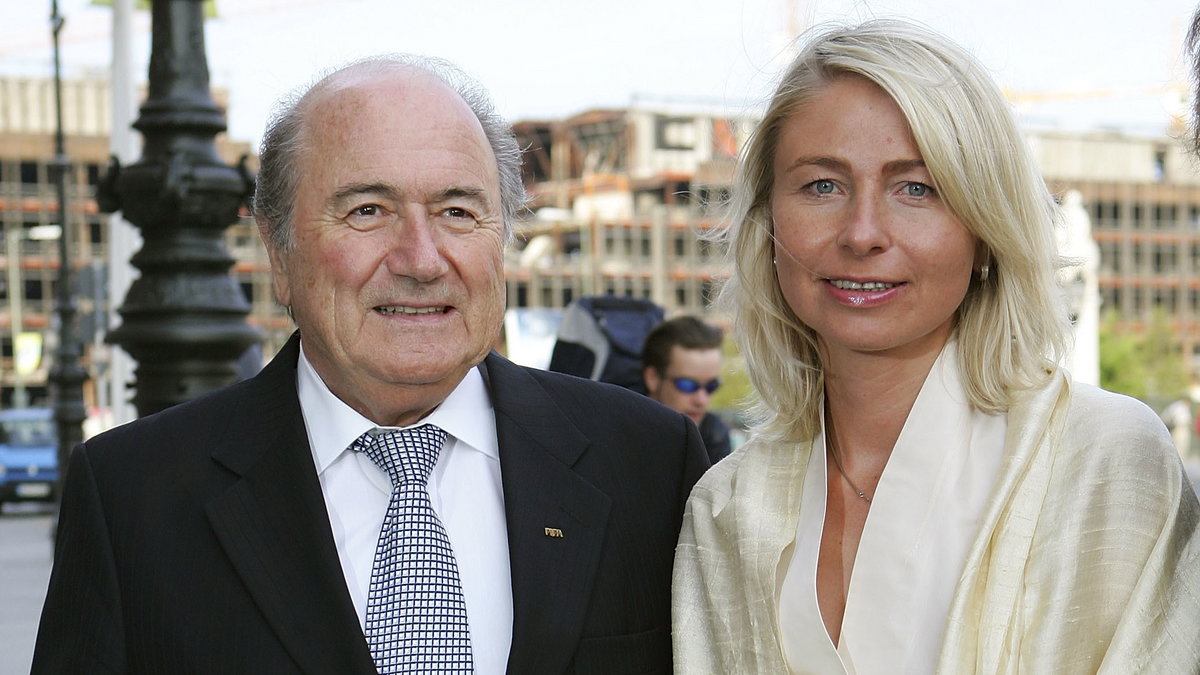 Sepp Blatter i Ilona Boguska (2006 r.)