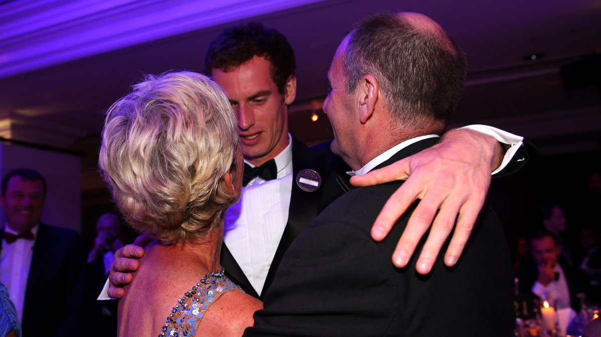 Andy Murray z rodzicami