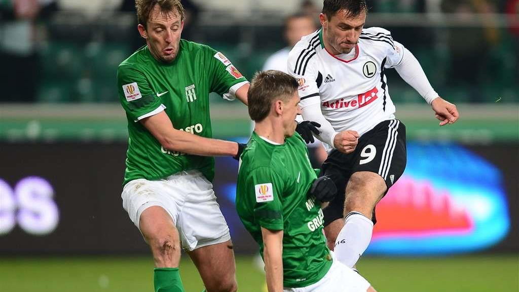 Legia - Olimpia Grudziądz/ Marek Saganowski