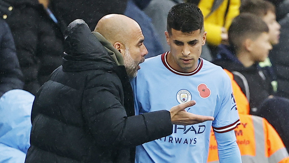 Pep Guardiola i Joao Cancelo