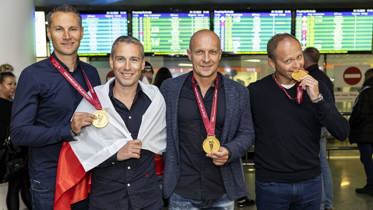 Tomasz Kwiatkowski, Tomasz Listkiewicz, Szymon Marciniak i Paweł Sokolnicki