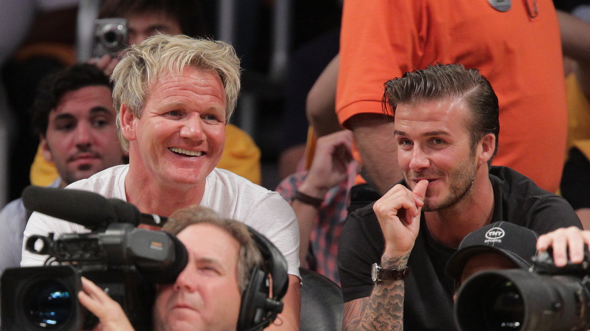 David Beckham i Gordon Ramsay