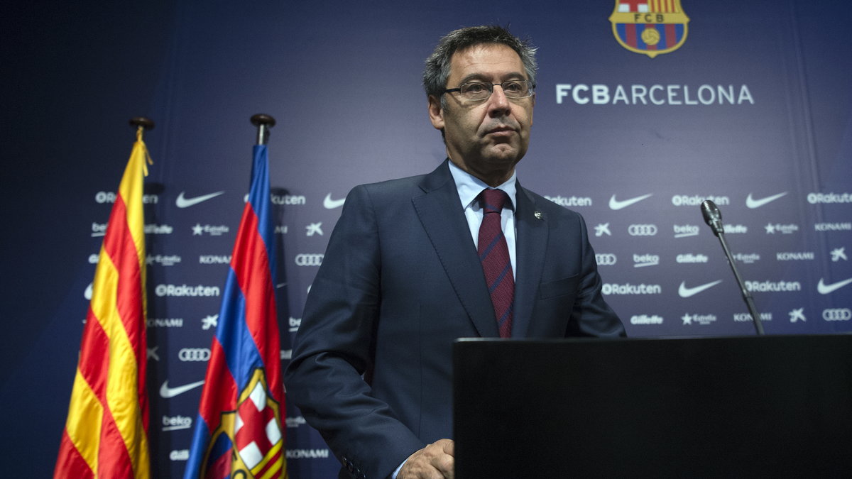 Prezes Barcelony Josep Maria Bartomeu nie ma powodów do radości