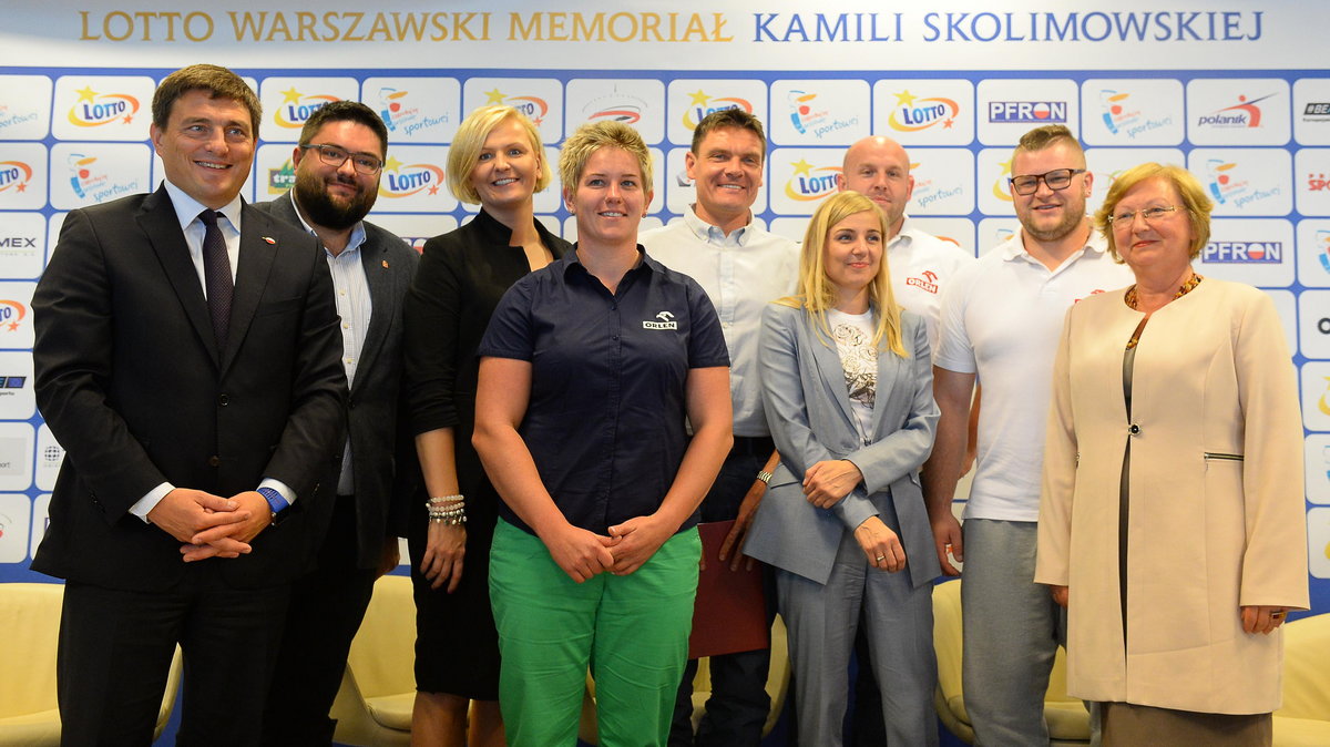 LEKKOATLETYKA MEMORIAL KAMILI SKOLIMOWSKIEJ KONFERENCJA PRASOWA 