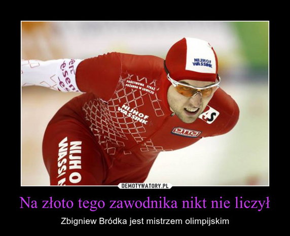 Zbigniew Bródka zdobył olimpijskie złoto - internauci zachwyceni