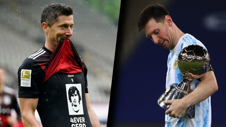 Robert Lewandowski i Lionel Messi