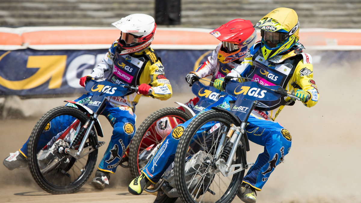 2018.05.31 Poznan Zuzel Zuzlowa Reprezentacja Polski 2018Polska - Szwecja N/z Jacob Thorssell, Maciej Janowski, Fredrik Lindgren Foto Marcin Karczewski / PressFocus 2018.05.31 Speedway 2018Polska - Szwecja N/z Jacob Thorssell, Maciej Janowski, Fredrik Lindgren Foto Marcin Karczewski / PressFocus