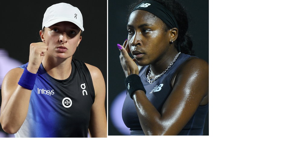 Iga Świątek i Coco Gauff