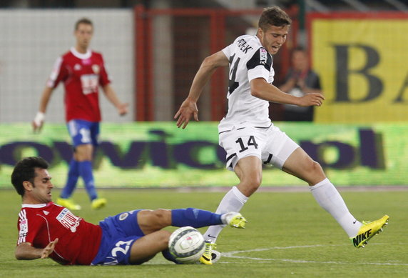 PIŁKARSKA EKSTRAKLASA PIAST KONTRA ZAGŁĘBIE LUBIN (Gerard Badia Miłosz Przybecki)