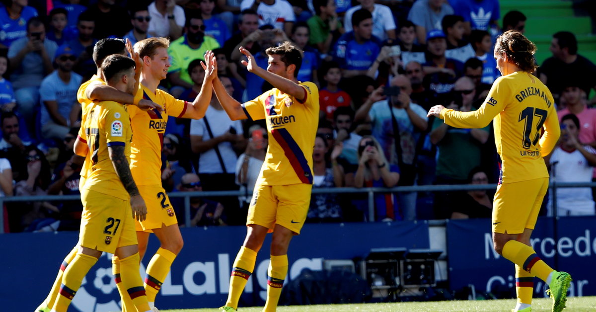 Getafe CF FC Barcelona relacja z meczu Przegląd Sportowy