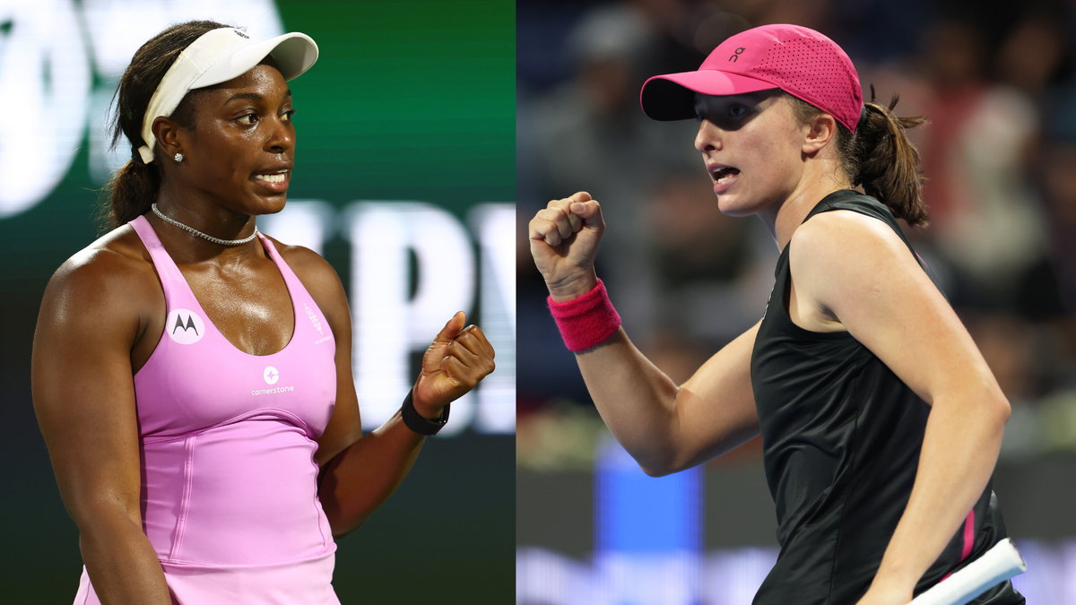 Sloane Stephens i Iga Świątek