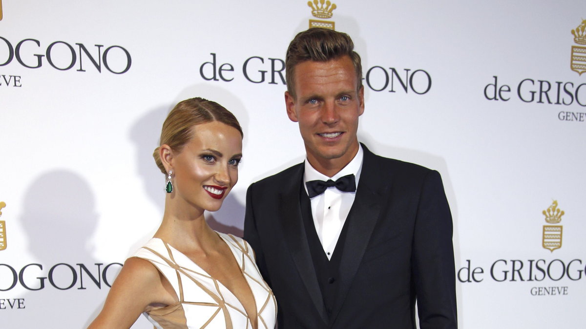 Ester Satorova i Tomas Berdych