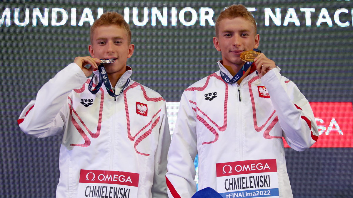 Michał i Krzysztof Chmielewscy podczas MŚ juniorów 2022