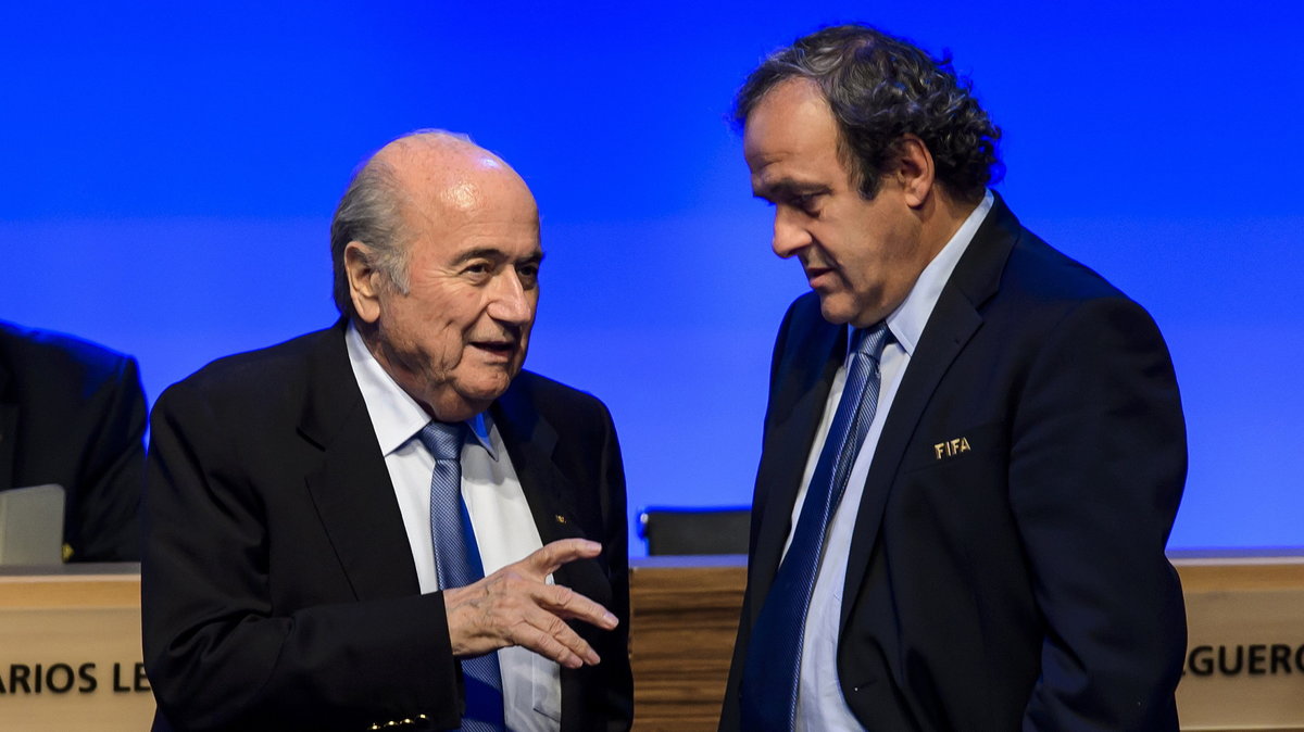 Sepp Blatter i Michel Platini