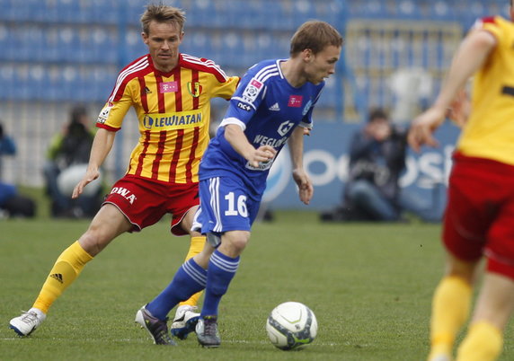 PIŁKA NOŻNA LIGA POLSKA RUCH CHORZÓW KORONA KIELCE (Bartłomiej Babiarz Paweł Sobolewski )