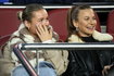 Mikky Kiemeney i Anna Lewandowska na trybunach podczas meczu FC Barcelona — Cadiz