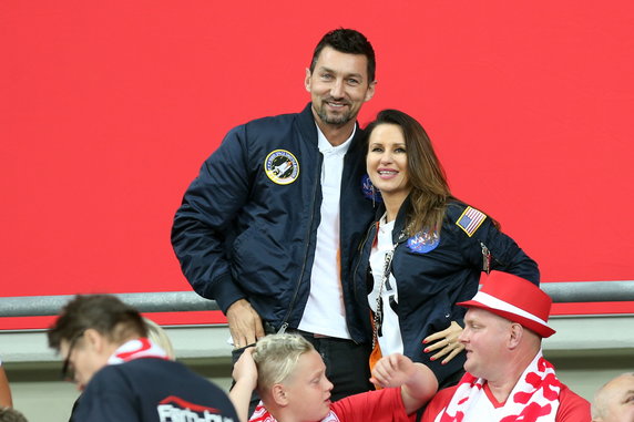 Dariusz Dudek z żoną Anetą Franczak-Dudek