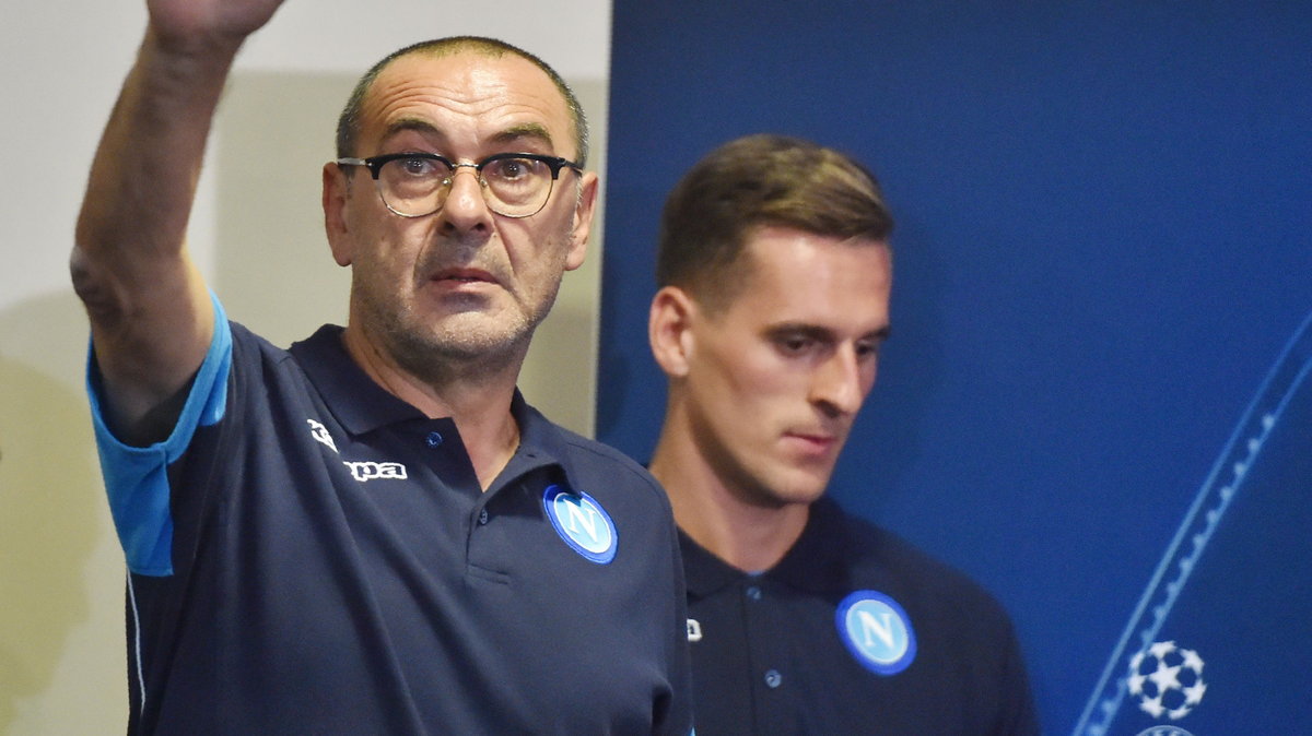 Maurizio Sarri i Arkadiusz Milik