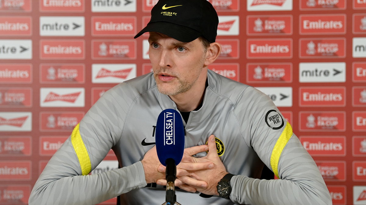 Thomas Tuchel podczas konferencji prasowej