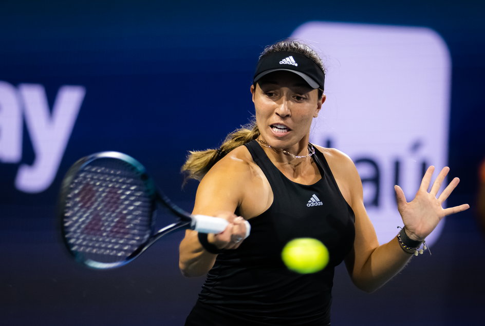 Jessica Pegula podczas meczu z Igą Świątek w ramach Miami Open 2022.