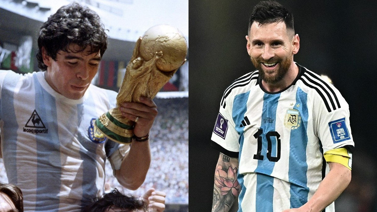 Diego Maradona i Lionel Messi